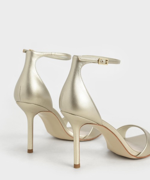 CHARLES & KEITH(チャールズ & キース)の「アンクルストラップ ヒールドサンダル / Ankle Strap Heeled Sandals(サンダル・レディース・ブラック/ホワイト/ゴールド・22.5cm/23cm/23.5cm/24.5cm/25cm/25.5cm/22cm)」の18枚目の写真