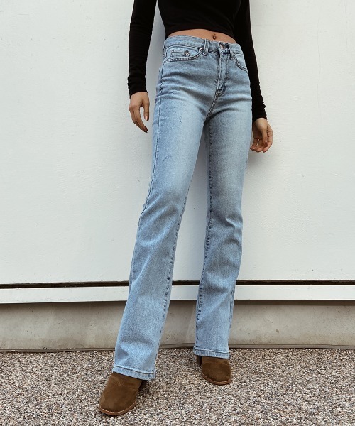 esutoreja（エストレジャ）の「スリムバギーデニム（デニムパンツ・レディース・ブルー・S/M）」の16枚目の写真