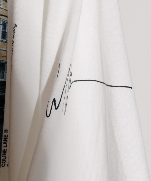 JANESMITH（ジェーンスミス）の「JANESMITH ジェーンスミス / CADILLAC PLYMOUTH SHORT SLEEVE T-SHIRT アーティストコラボプリントビッグシルエットTシャツ ユニセックス / 21WCT-#867S-CL（Tシャツ/カットソー・レディース・ブラック/ホワイト・SMALL/MEDIUM/X-LARGE/LARGE）」の5枚目の写真