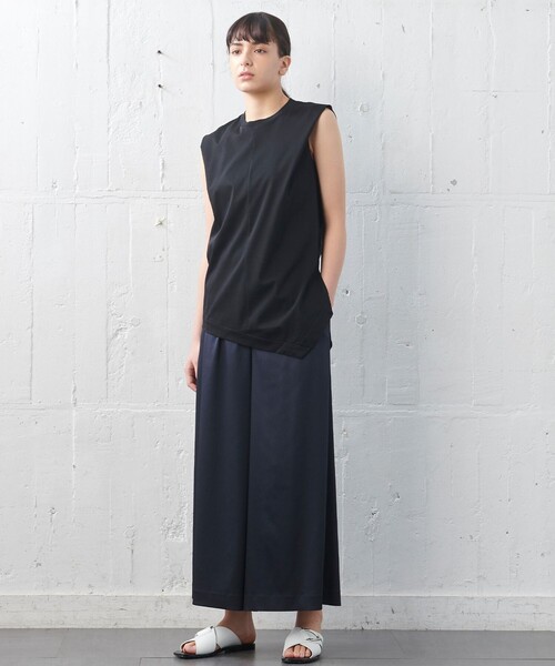 JOSEPH（ジョセフ）の「ワッシャーサテン　フレアーパンツ（その他パンツ・レディース・ネイビー系/ピンク系・2/4/6）」の6枚目の写真