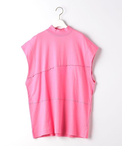 BRACTMENT(ブラクトメント)の「『BRACTMENT(ブラクトメント)』 BM 切り替えデザイン 2WAY T(Tシャツ/カットソー・レディース・ピンク/ライム/コバルトブルー・FREE)」の16枚目の写真