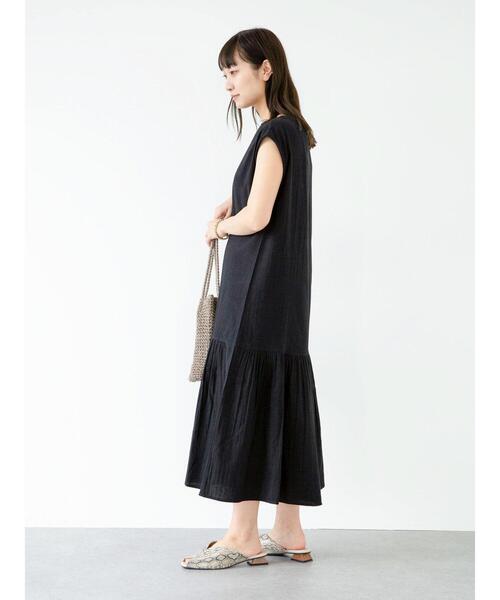 RAY CASSIN FAVORI(レイカズンフェバリ)の「・RAY CASSIN 2wayティアードワンピース*(ワンピース・レディース・ブラック/カーキ/モカ・FREE)」の18枚目の写真