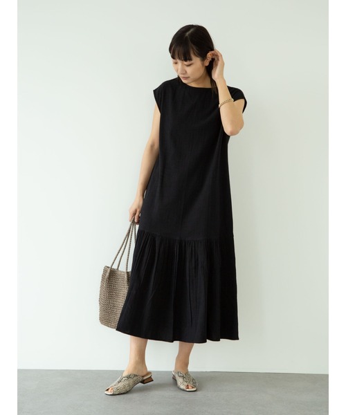 RAY CASSIN FAVORI(レイカズンフェバリ)の「・RAY CASSIN 2wayティアードワンピース*(ワンピース・レディース・ブラック/カーキ/モカ・FREE)」の5枚目の写真