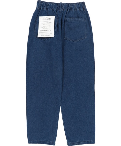 SPINNS(スピンズ)の「デニムワイドシルエットビストロシェフパンツ(デニムパンツ・メンズ・ネイビー/サックスブルー/ブルー/ブラック・M/L)」の8枚目の写真