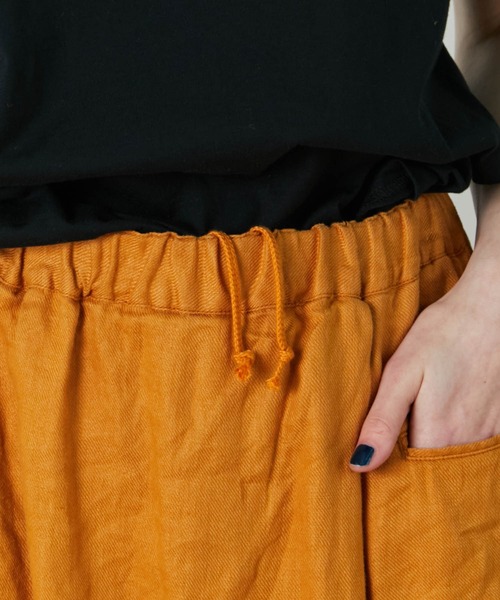 FRAPBOIS（フラボア）の「リネンラップ パンツ（その他パンツ・レディース・オレンジ/ベージュ・1）」の11枚目の写真
