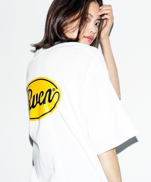 Rvca ルーカ のファッション Ss 21年夏モデル Mud Flapp Mud Rvca ルーカバックプリント半袖tシャツ Tシャツ カットソー トップス メンズ Flapp ｔシャツ
