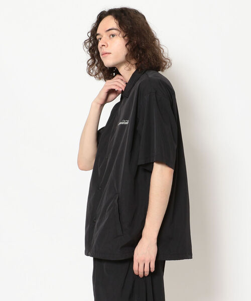 MANASTASH（マナスタッシュ）の「MANASTASH/マナスタッシュ　SHELTECH LOGO SS SHIRTS シェルテックロゴショートスリーブシャツ（シャツ/ブラウス・メンズ・ブラック/ネイビー・LARGE/X-LARGE/MEDIUM）」の3枚目の写真