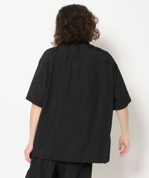 MANASTASH（マナスタッシュ）の「MANASTASH/マナスタッシュ　SHELTECH LOGO SS SHIRTS シェルテックロゴショートスリーブシャツ（シャツ/ブラウス・メンズ・ブラック/ネイビー・LARGE/X-LARGE/MEDIUM）」の4枚目の写真