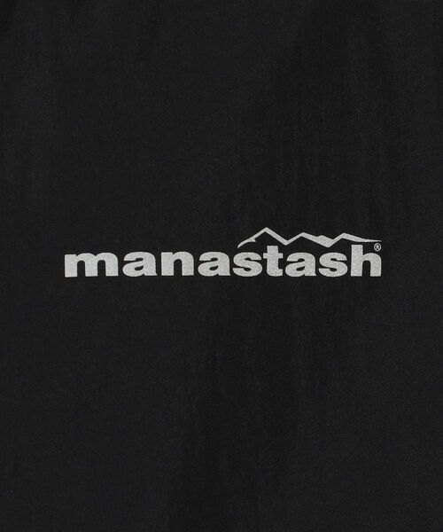 MANASTASH（マナスタッシュ）の「MANASTASH/マナスタッシュ　SHELTECH LOGO SS SHIRTS シェルテックロゴショートスリーブシャツ（シャツ/ブラウス・メンズ・ブラック/ネイビー・LARGE/X-LARGE/MEDIUM）」の9枚目の写真