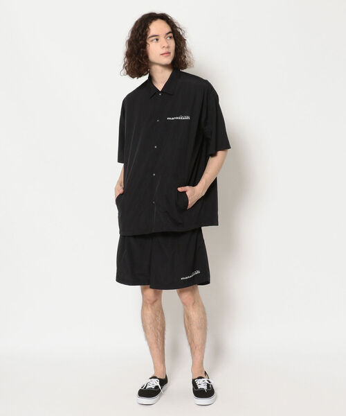 MANASTASH（マナスタッシュ）の「MANASTASH/マナスタッシュ　SHELTECH LOGO SS SHIRTS シェルテックロゴショートスリーブシャツ（シャツ/ブラウス・メンズ・ブラック/ネイビー・LARGE/X-LARGE/MEDIUM）」の11枚目の写真