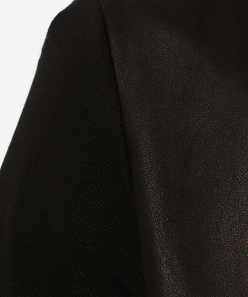 BACKLASH（バックラッシュ）の「ISAMUKATAYAMA BACKLASH/イサムカタヤマ バックラッシュ/別注インディアンゴートxコットンカーディガン（ブルゾン・メンズ・ブラック・MEDIUM）」の6枚目の写真