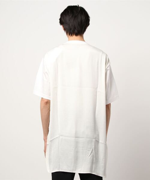 Lui's(ルイス)の「サテン切替カットソー(Tシャツ/カットソー・メンズ・ホワイト/ブラック/サックスブルー・FREE)」の6枚目の写真