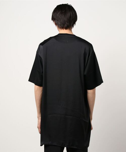 Lui's(ルイス)の「サテン切替カットソー(Tシャツ/カットソー・メンズ・ホワイト/ブラック/サックスブルー・FREE)」の4枚目の写真