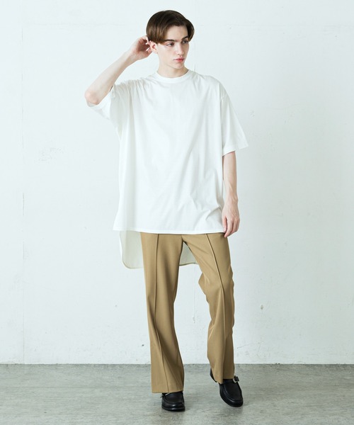 Lui's(ルイス)の「サテン切替カットソー(Tシャツ/カットソー・メンズ・ホワイト/ブラック/サックスブルー・FREE)」の18枚目の写真