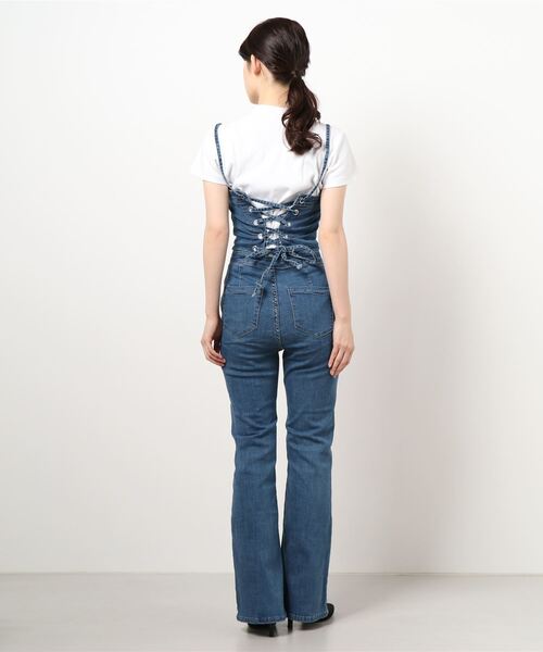 Narcissus（ナルシス）の「【Narcissus】オールインワン（つなぎ/オールインワン・レディース・ブルー/ブラック・FREE）」の4枚目の写真