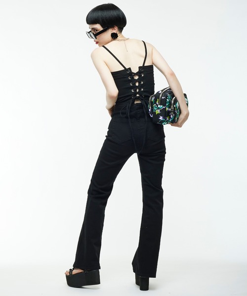 Narcissus（ナルシス）の「【Narcissus】オールインワン（つなぎ/オールインワン・レディース・ブルー/ブラック・FREE）」の2枚目の写真