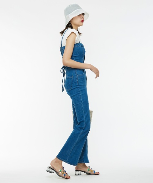 Narcissus（ナルシス）の「【Narcissus】オールインワン（つなぎ/オールインワン・レディース・ブルー/ブラック・FREE）」の12枚目の写真