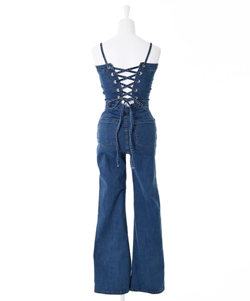 Narcissus（ナルシス）の「【Narcissus】オールインワン（つなぎ/オールインワン・レディース・ブルー/ブラック・FREE）」の15枚目の写真