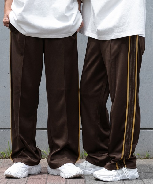 PairPair（ペアペア）の「サイドライントラックパンツ（ユニセックス）（その他パンツ・メンズ・ブラック/ブラウン系その他・MEDIUM/LARGE）」の10枚目の写真