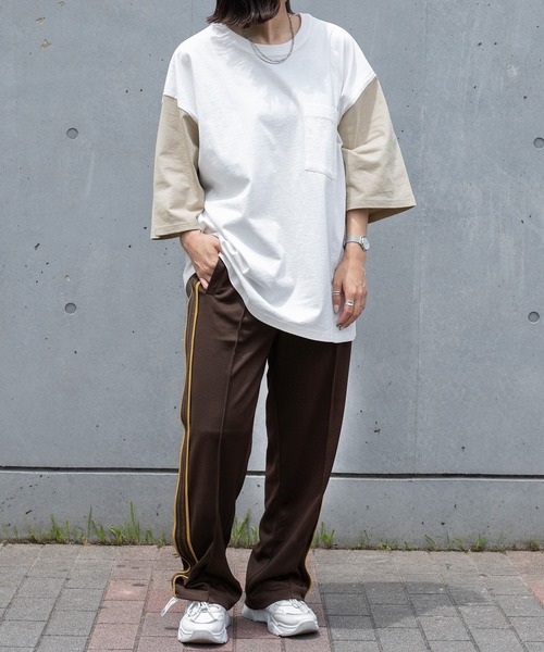 PairPair（ペアペア）の「サイドライントラックパンツ（ユニセックス）（その他パンツ・メンズ・ブラック/ブラウン系その他・MEDIUM/LARGE）」の20枚目の写真