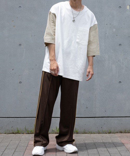 PairPair（ペアペア）の「サイドライントラックパンツ（ユニセックス）（その他パンツ・メンズ・ブラック/ブラウン系その他・MEDIUM/LARGE）」の14枚目の写真