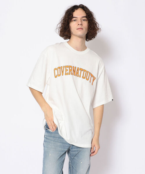 COVERNAT（カバーナット）の「COVERNAT(カバーナット)スモールアーチロゴダスティー S/S Tシャツ（Tシャツ/カットソー・メンズ・ブルー/チャコール/ホワイト・MEDIUM/SMALL/LARGE）」の2枚目の写真