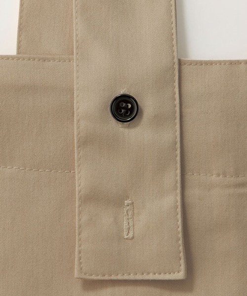 GeeRA（ジーラ）の「ハイウエスト大人サロペット（サロペット/オーバーオール・レディース・ベージュ/カーキ・LARGE/SMALL/X-LARGE/MEDIUM）」の7枚目の写真