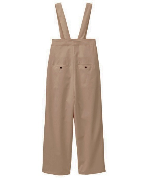 GeeRA（ジーラ）の「ハイウエスト大人サロペット（サロペット/オーバーオール・レディース・ベージュ/カーキ・LARGE/SMALL/X-LARGE/MEDIUM）」の14枚目の写真