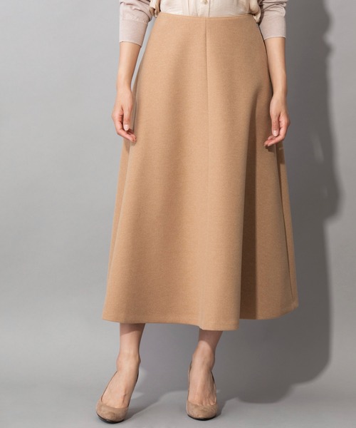 Munich(ミューニック)の「ウォームダブルジャージー フレアスカート(スカート・レディース・ブラック/ブラウン/キャメル・S/M/XS)」の6枚目の写真