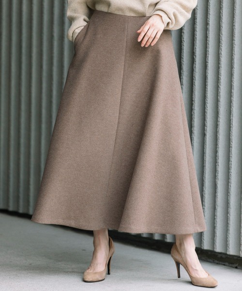 Munich(ミューニック)の「ウォームダブルジャージー フレアスカート(スカート・レディース・ブラック/ブラウン/キャメル・S/M/XS)」の21枚目の写真