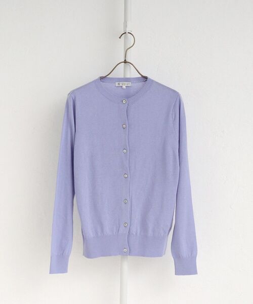 Afternoon Tea（アフタヌーンティー）の「UV MVS加工カーディガン（カーディガン/ボレロ・レディース・ライトパープル/オフホワイト/ピンク/ブラック/オレンジ/ダークグリーン・MEDIUM/LARGE）」の22枚目の写真