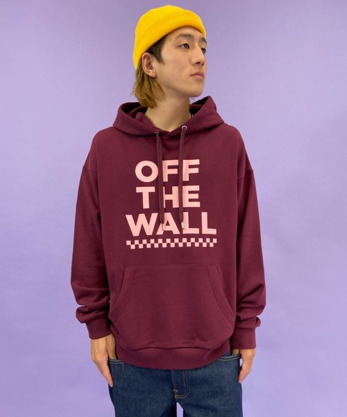 VANS（バンズ）の「VANS/バンズ　ルーズシルエット ロゴプリントパーカー 121K1030300（パーカー・メンズ・ベージュ/ブラック/レッド・L/XL/S/M）」の21枚目の写真