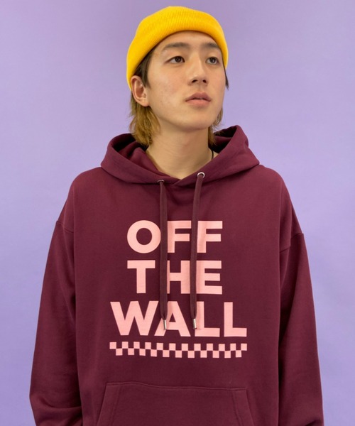 VANS（バンズ）の「VANS/バンズ　ルーズシルエット ロゴプリントパーカー 121K1030300（パーカー・メンズ・ベージュ/ブラック/レッド・L/XL/S/M）」の22枚目の写真
