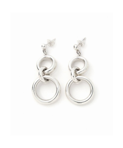 Spick & Span（スピックアンドスパン）の「【NINA&JULES】トリプルループピアス◆（ピアス（両耳用）・レディース・シルバー・FREE）」の2枚目の写真