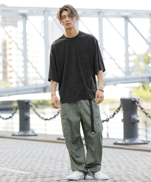 セール】【セットアップ】TCソフトパイル ルーズフィットTEE