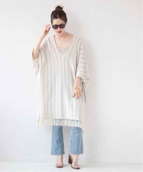 plage(プラージュ)の「WASHI ポンチョ◆(ニット/セーター・レディース・アイボリー・FREE)」の14枚目の写真