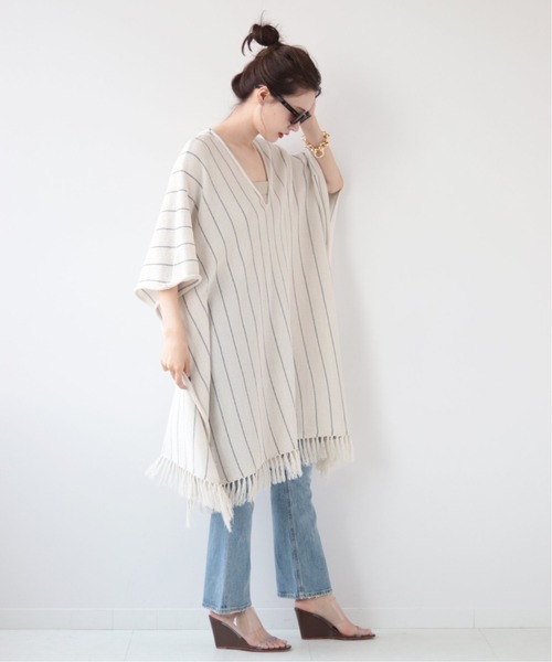 plage(プラージュ)の「WASHI ポンチョ◆(ニット/セーター・レディース・アイボリー・FREE)」の16枚目の写真