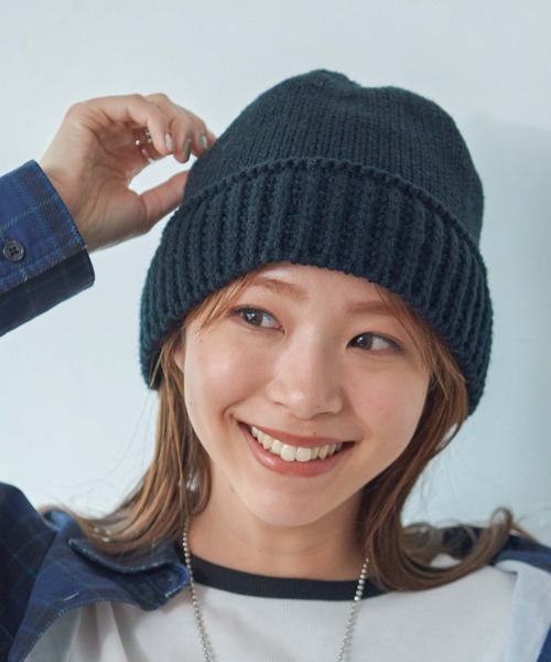 WEGO（ウィゴー）の「WEGO/ニットハット（ハット・レディース・ホワイト/ブラック・FREE）」の14枚目の写真