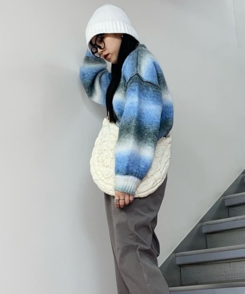 WEGO（ウィゴー）の「WEGO/ニットハット（ハット・レディース・ホワイト/ブラック・FREE）」の17枚目の写真