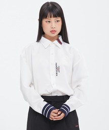 A'GEM/9 × .kom『ROMANTIC CROWN/ロマンティッククラウン』SIGNATURE CLUB SHIRT/シグネチャーワンポイント長袖シャツ
