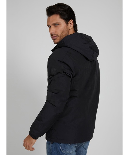Guess（ゲス）の「Wind Proof Jacket（ナイロンジャケット・メンズ・ブラック/オリーブ・SMALL/MEDIUM/LARGE/X-LARGE）」の6枚目の写真