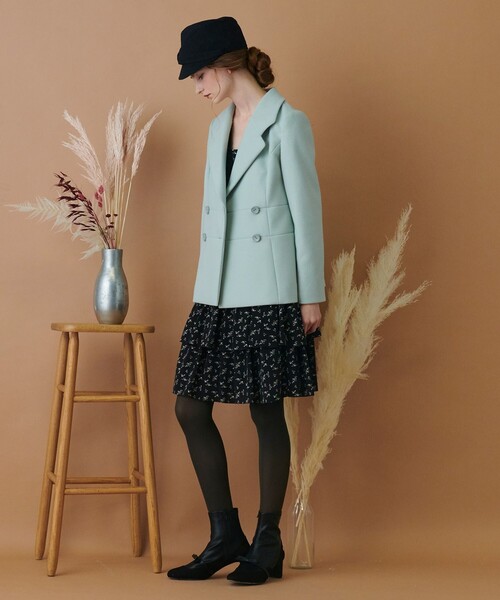 TOCCA(トッカ)の「【WEB限定】【TOCCA LAVENDER】MELTON JARSEY P COAT コート(その他アウター・レディース・ベージュ系/ライトグリーン系/ブラック系・4/0)」の22枚目の写真