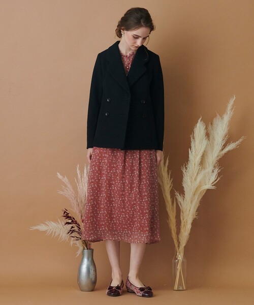 TOCCA(トッカ)の「【WEB限定】【TOCCA LAVENDER】MELTON JARSEY P COAT コート(その他アウター・レディース・ベージュ系/ライトグリーン系/ブラック系・4/0)」の21枚目の写真