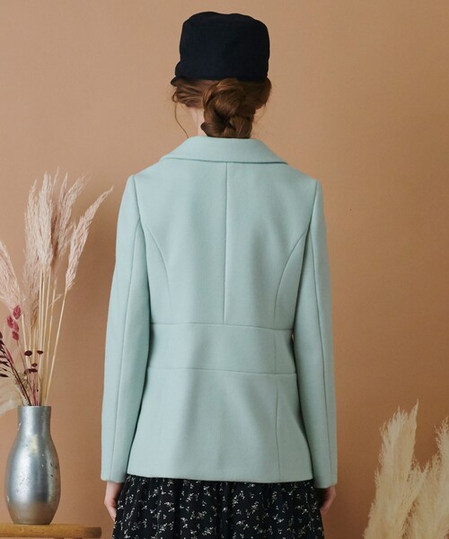 TOCCA(トッカ)の「【WEB限定】【TOCCA LAVENDER】MELTON JARSEY P COAT コート(その他アウター・レディース・ベージュ系/ライトグリーン系/ブラック系・4/0)」の20枚目の写真