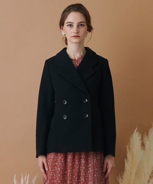 TOCCA(トッカ)の「【WEB限定】【TOCCA LAVENDER】MELTON JARSEY P COAT コート(その他アウター・レディース・ベージュ系/ライトグリーン系/ブラック系・4/0)」の19枚目の写真