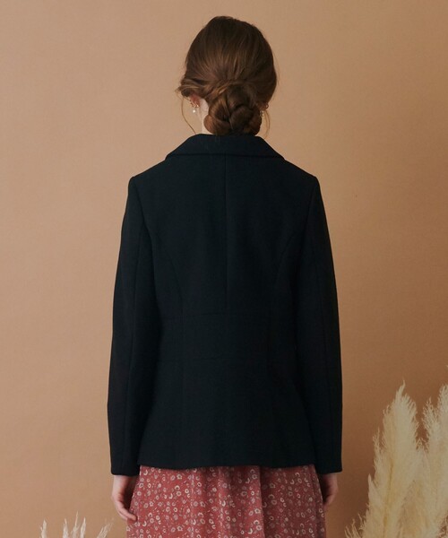 TOCCA(トッカ)の「【WEB限定】【TOCCA LAVENDER】MELTON JARSEY P COAT コート(その他アウター・レディース・ベージュ系/ライトグリーン系/ブラック系・4/0)」の17枚目の写真