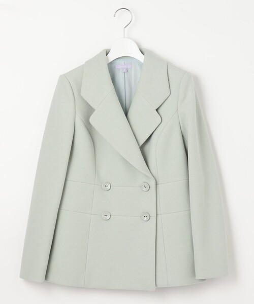 TOCCA(トッカ)の「【WEB限定】【TOCCA LAVENDER】MELTON JARSEY P COAT コート(その他アウター・レディース・ベージュ系/ライトグリーン系/ブラック系・4/0)」の13枚目の写真