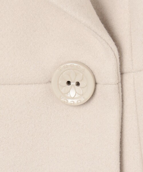 TOCCA(トッカ)の「【WEB限定】【TOCCA LAVENDER】MELTON JARSEY P COAT コート(その他アウター・レディース・ベージュ系/ライトグリーン系/ブラック系・4/0)」の6枚目の写真