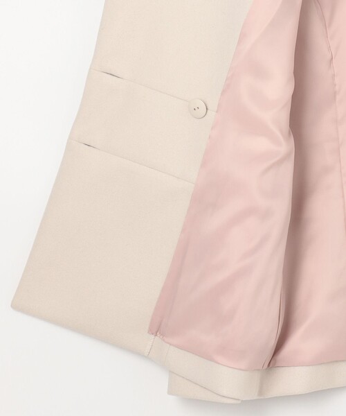 TOCCA(トッカ)の「【WEB限定】【TOCCA LAVENDER】MELTON JARSEY P COAT コート(その他アウター・レディース・ベージュ系/ライトグリーン系/ブラック系・4/0)」の4枚目の写真
