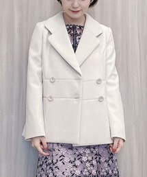 TOCCA（トッカ）の「【WEB限定】【TOCCA LAVENDER】MELTON JARSEY P COAT コート（その他アウター・レディース）」